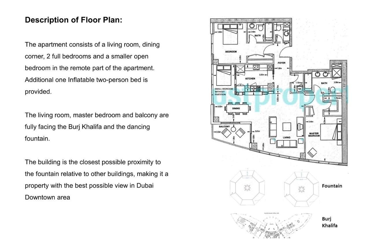 Elite Royal Apartment - Full Burj Khalifa & Fountain View - Premier - 2 Bedrooms & 1 Open Bedroom Without Partition Ντουμπάι Εξωτερικό φωτογραφία